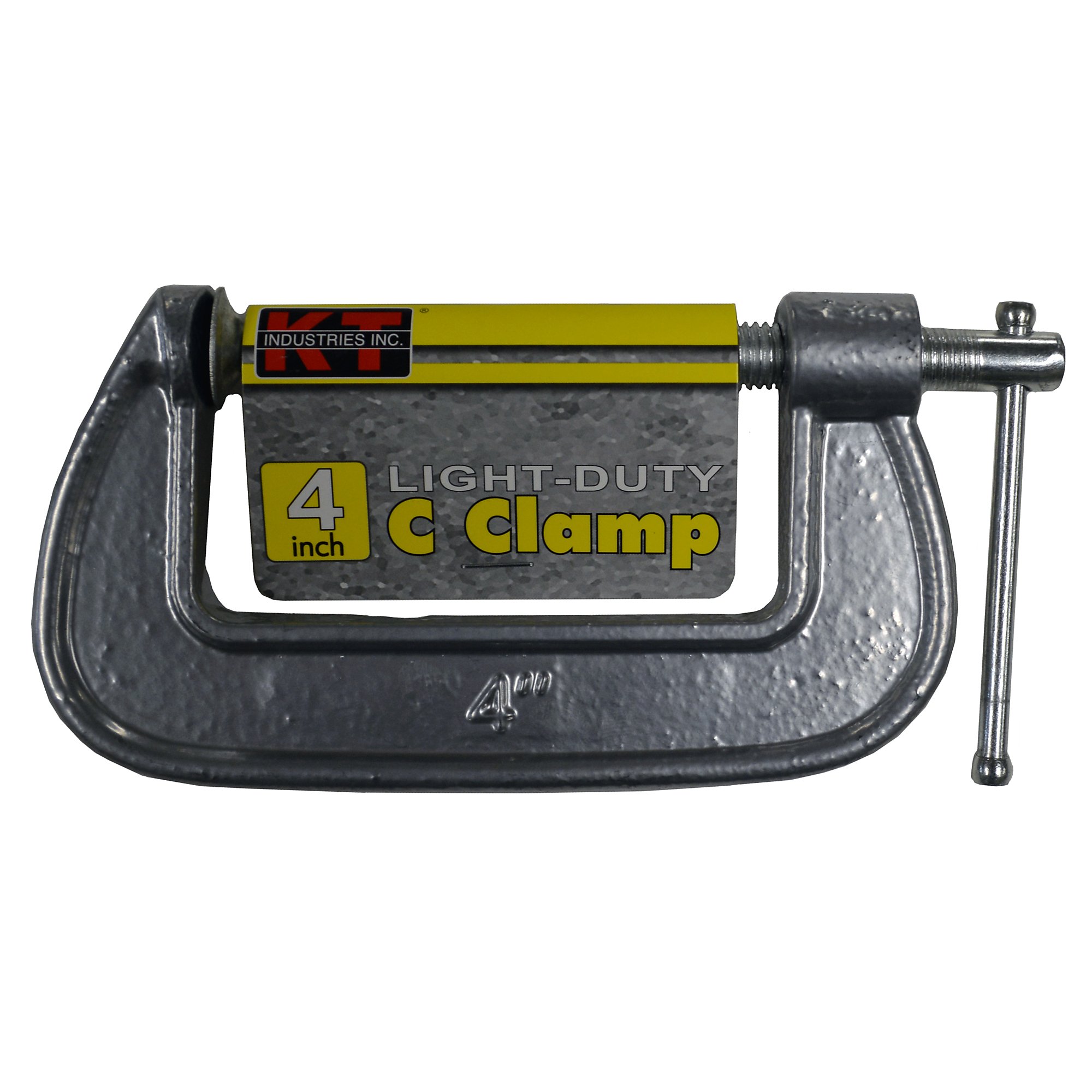 K-T Industries Light Duty C-Clamp — 4in., Adjustable, Model# 5-1560